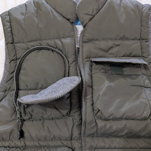 ASPEN SPORT Vest Women's L Green Full Zip Pockets Lining Outdoors Active Work - Picture 7 of 12